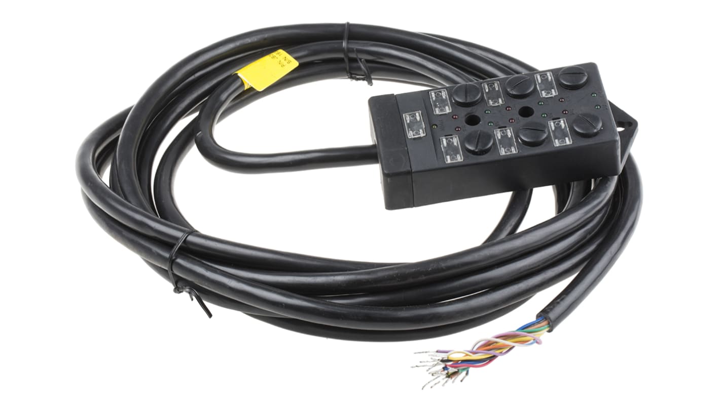 Scatola sensore RS PRO, 6 porte, connettore M12