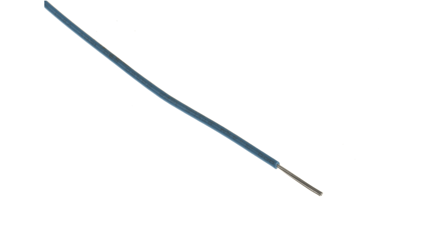 RS PRO Blue 0.13 mm² Hook Up Wire, 26 AWG, 7/0.16 mm, 100m, XLPVC Insulation