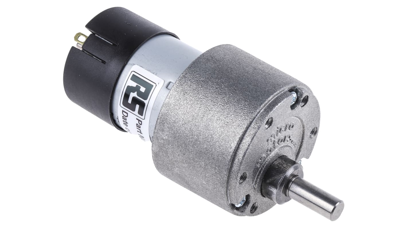 Micromotors Geared DC Geared Motor, 24 V dc, 15 Ncm, 110 rpm, 6mm Shaft Diameter