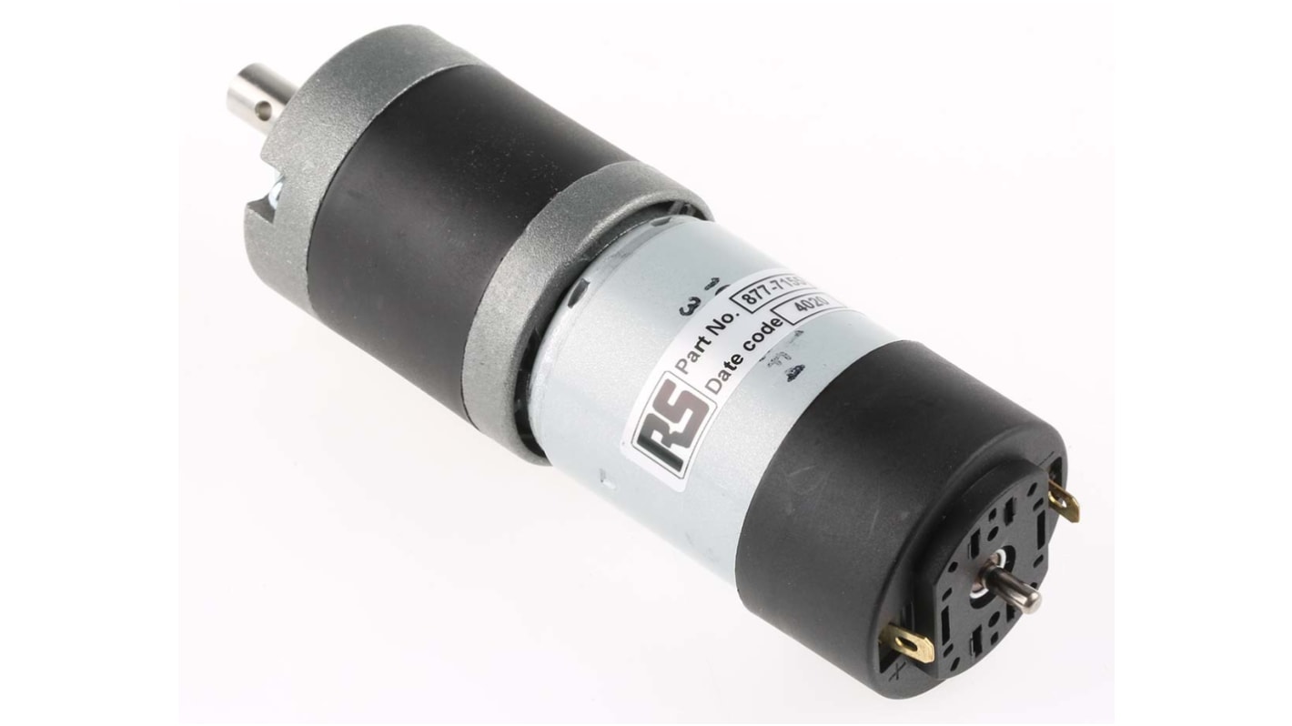 Micromotors Brushed Geared DC Geared Motor, 10.3 W, 24 V dc, 3 Nm, 15 rpm, 8mm Shaft Diameter