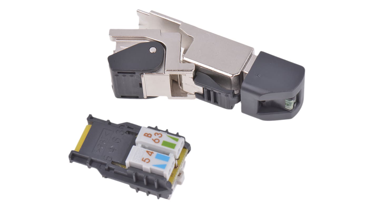 Telegartner MFP8 Series Male RJ45 Connector, Cable Mount, Cat6a Straight 8P8C -Way