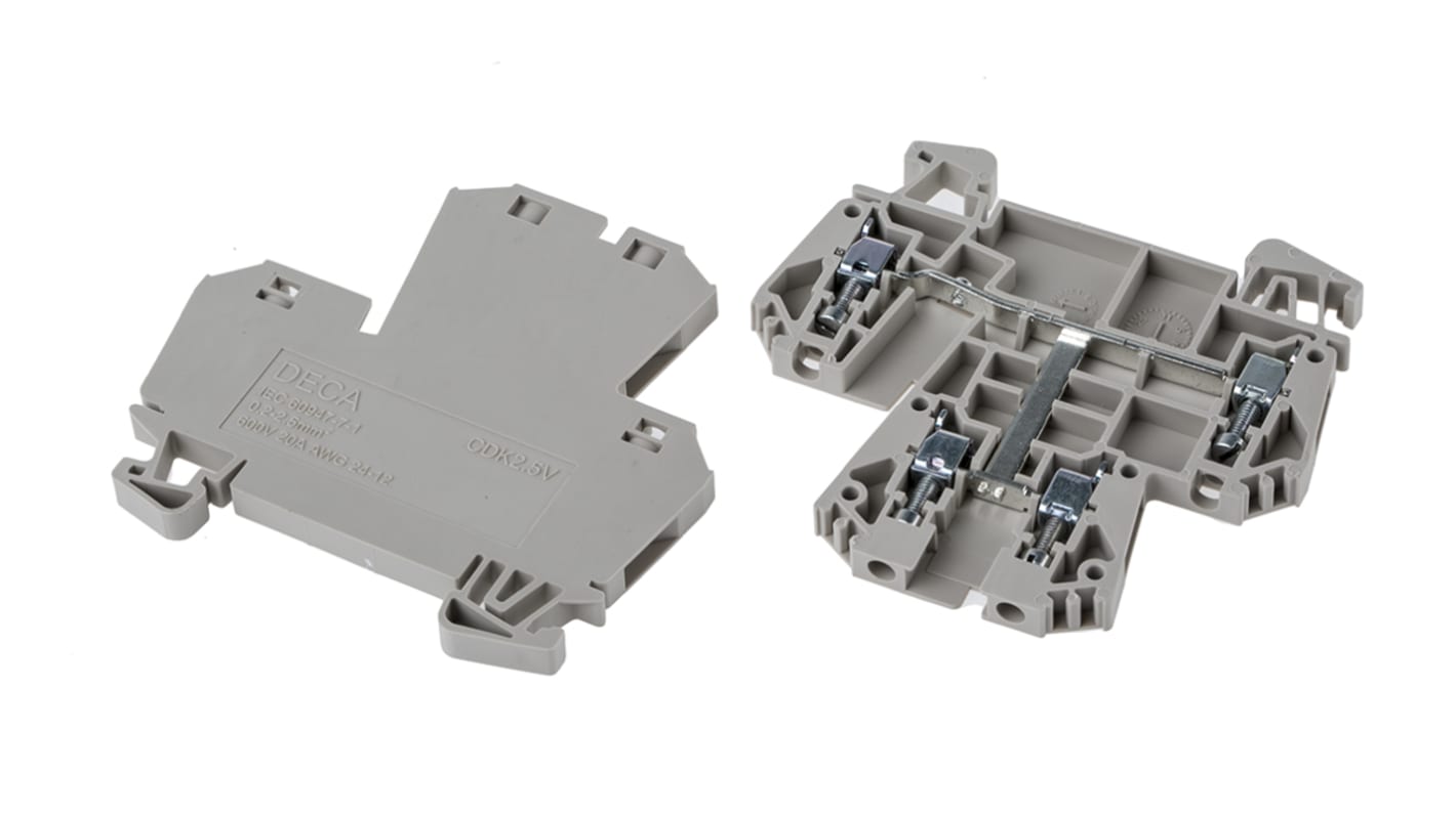 RS PRO, 2.5mm², Double-Level, Screw Termination