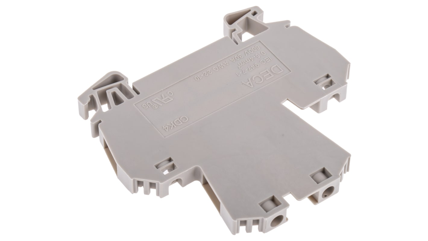 RS PRO, 4mm², Double-Level, Screw Termination