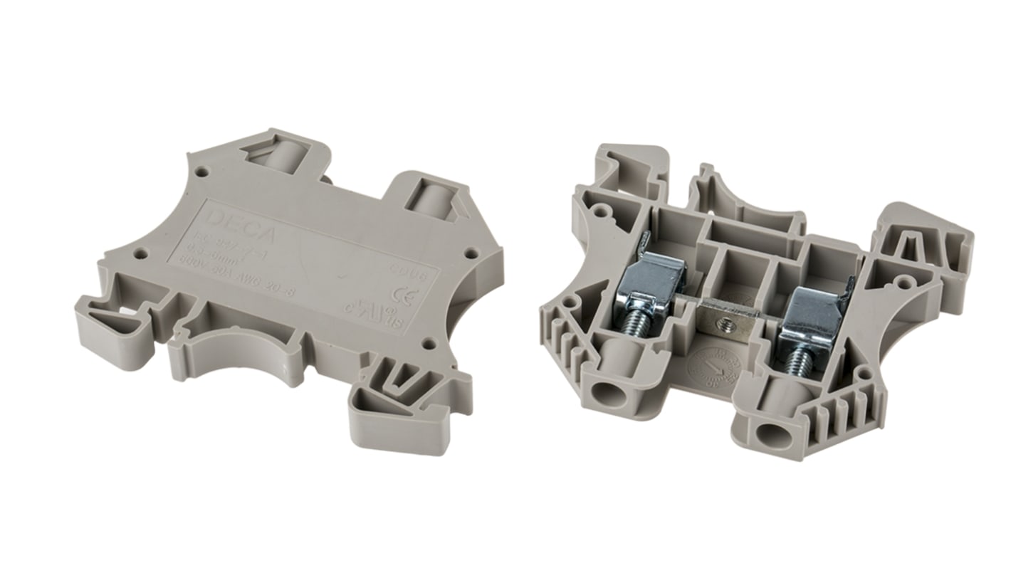 RS PRO, 6mm², Single-Level, Screw Termination