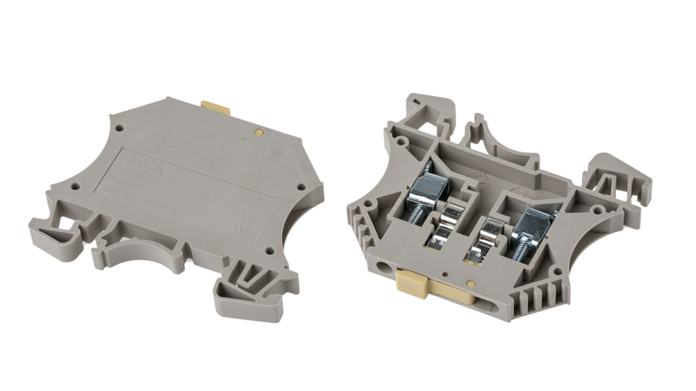 RS PRO, 4mm², Single-Level, Screw Termination