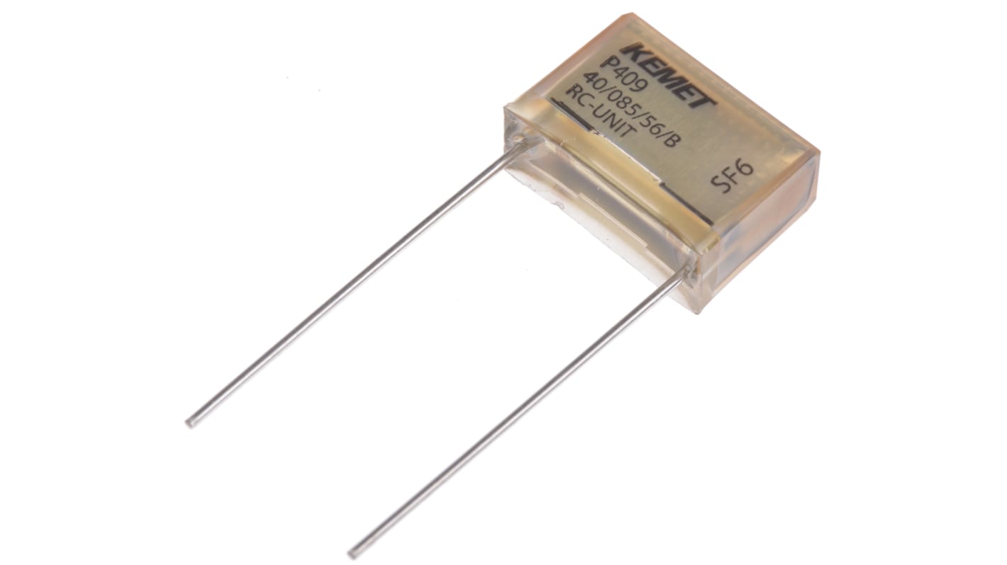 KEMET P409 Paper Capacitor, 275V ac, ±20%, 47nF, Through Hole