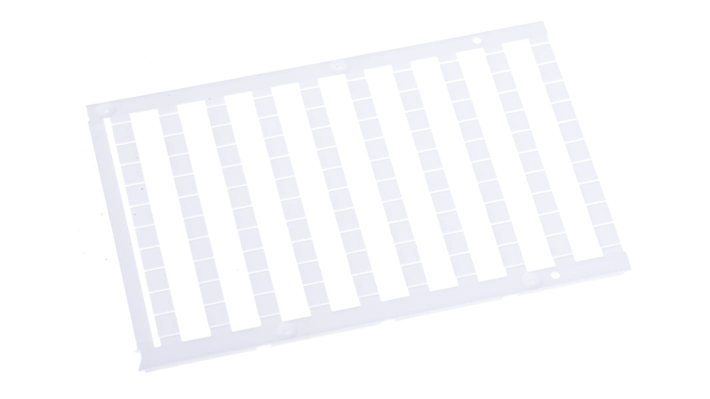 Weidmüller Terminal Marker for use with Cable Connector, Conductor, Electronic Sub-Assemblies, Plug-In Connectors,