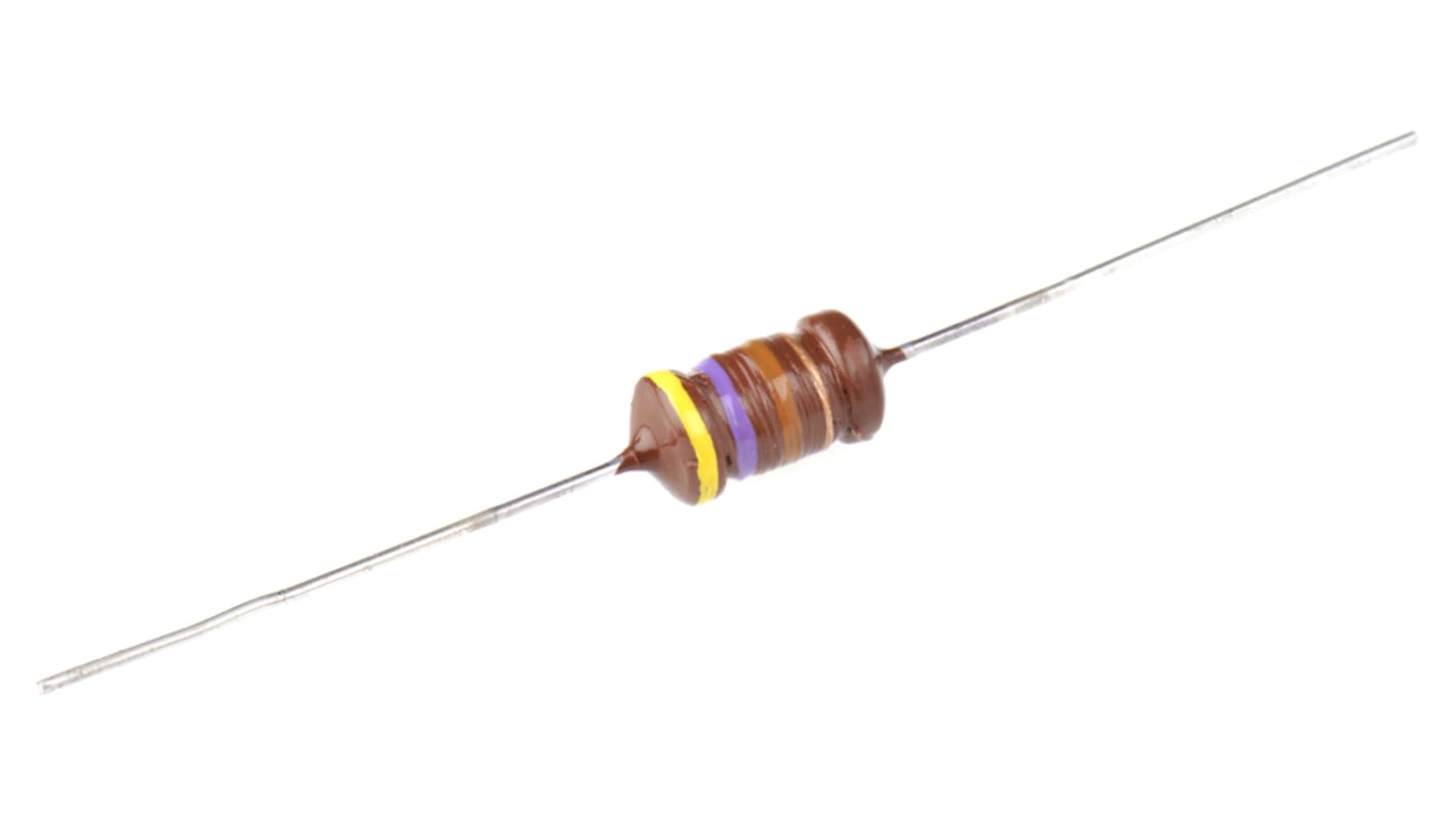 Induttore al piombo EPCOS, 470 μH, 510mA, Assiale, 6.5 (Dia.) x 12mm