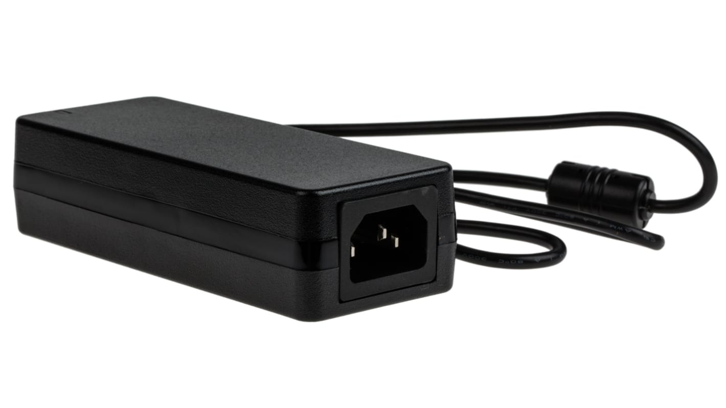 MEAN WELL 60W Power Brick AC/DC Adapter 12V dc Output, 5A Output