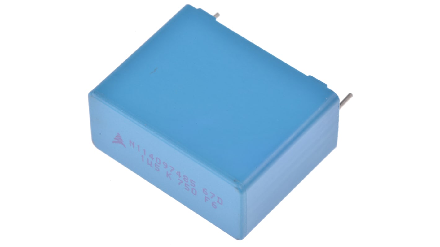 EPCOS B32674 Polypropylene Capacitor PP, 750 V dc, 900 V dc, ±10%, 1.5μF