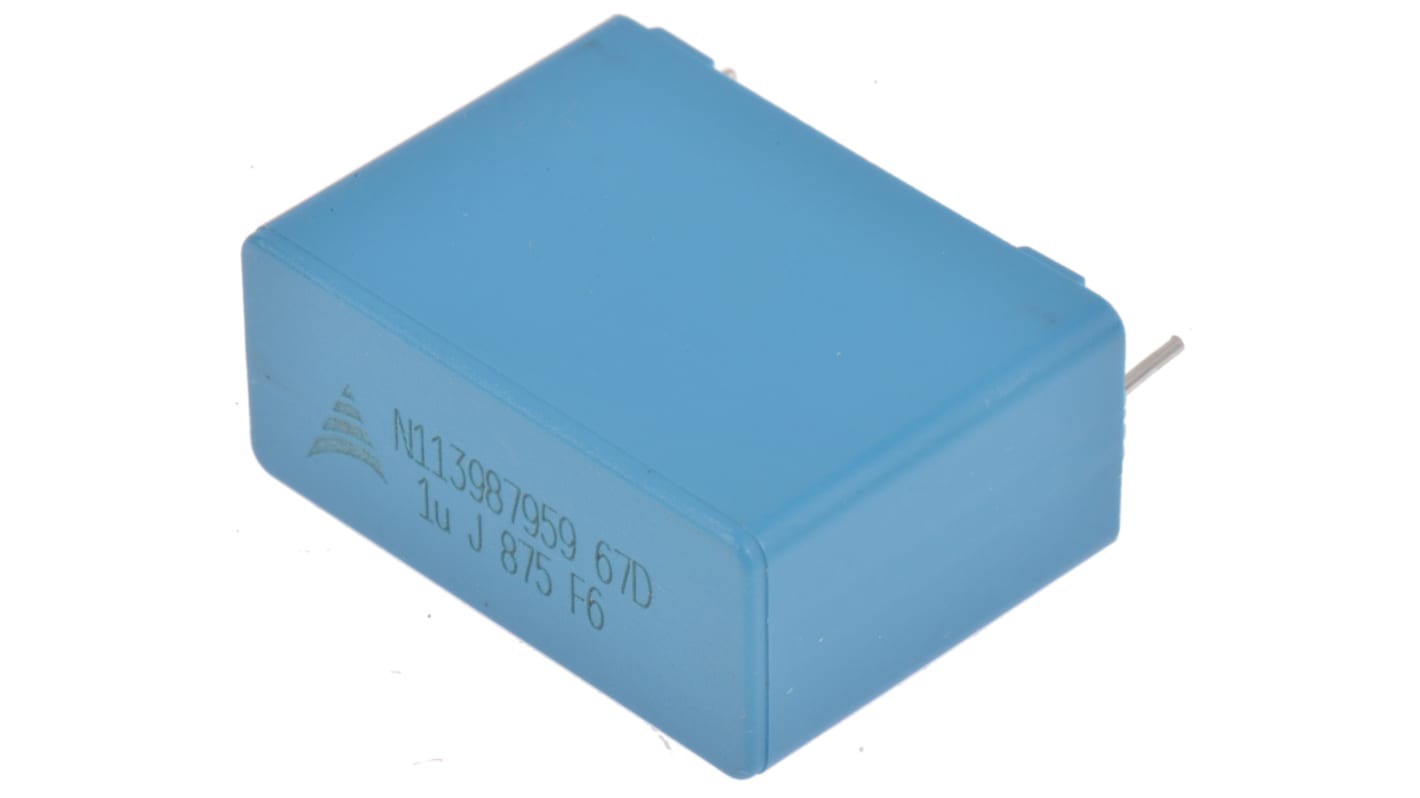 EPCOS B32674 Polypropylene Capacitor PP, 1.05 kV dc, 875 V dc, ±5%, 1μF