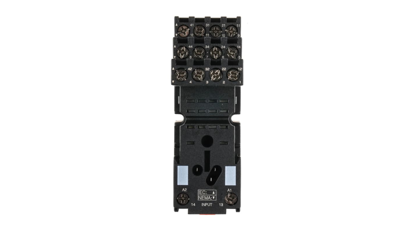 Schneider Electric RXZ 14 Pin <250V DIN Rail Relay Socket, for use with Relais Series RSZ