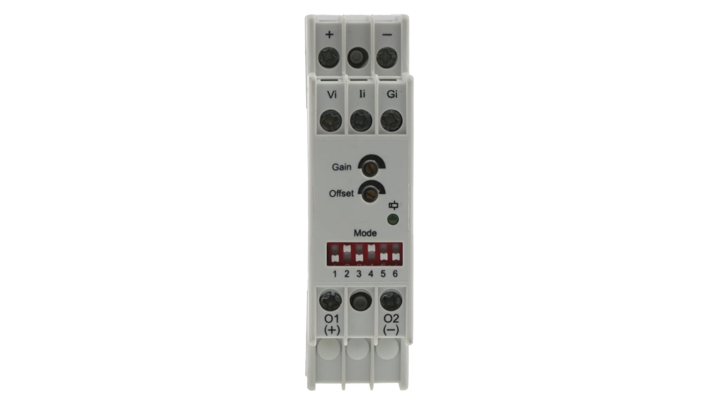 GIC Signal Conditioner, Current, Voltage Input, Current, Voltage Output, 24V dc Supply