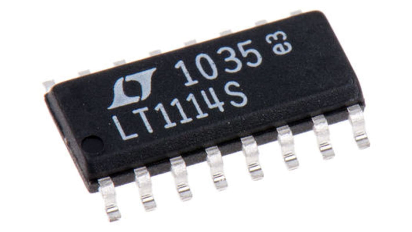 Analog Devices, 20kHz 2次、4次オーダー アクティブフィルタ ユニバーサルフィルター, 16-Pin SOIC