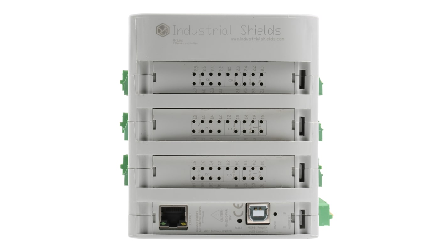Rs-Online CPU PLC Industrial Shields M-Duino ingressi: 18 uscite: 31 49 I/O 12 → 24 V c.c