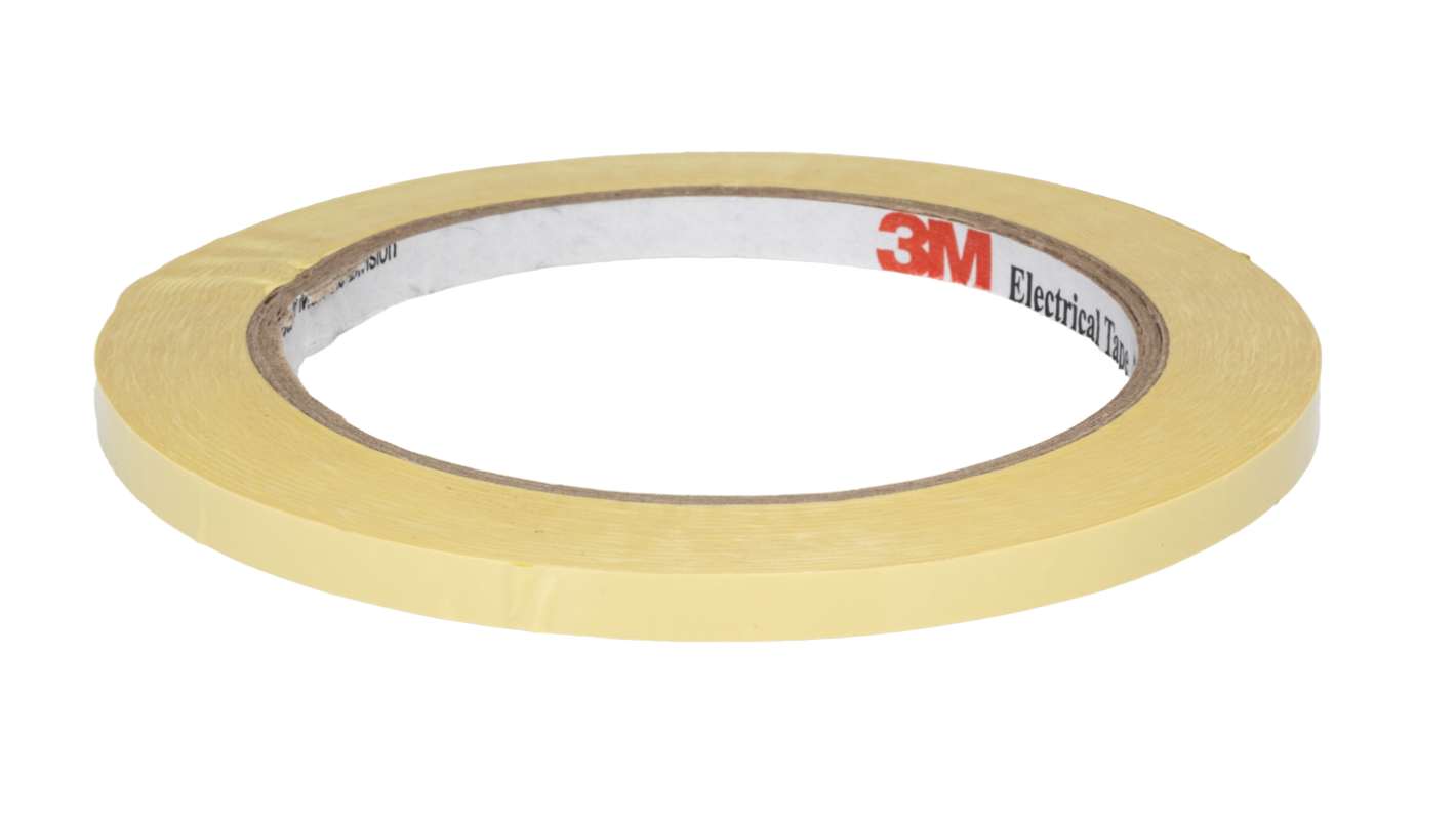 3M Scotch 56 Yellow PET Electrical Tape, 6mm x 66m
