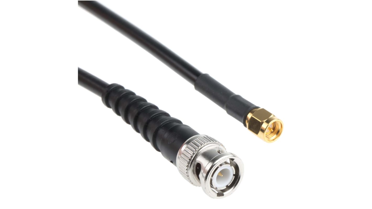 Cinch 415 Series Male SMA to Male BNC, 914.4mm, RG58 Coaxial, Terminated50 Ω