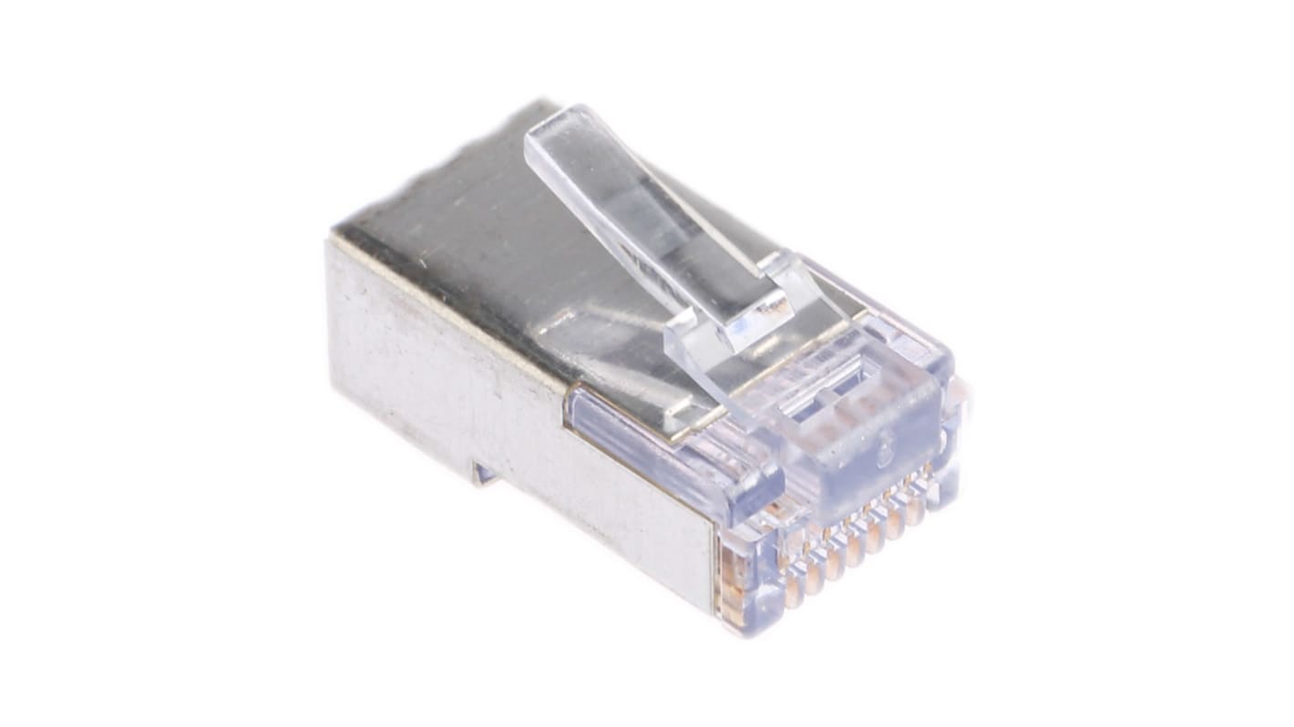 Cinch RJ45超五类水晶头, 电缆安装, 8P8C路, 直向, 32系列