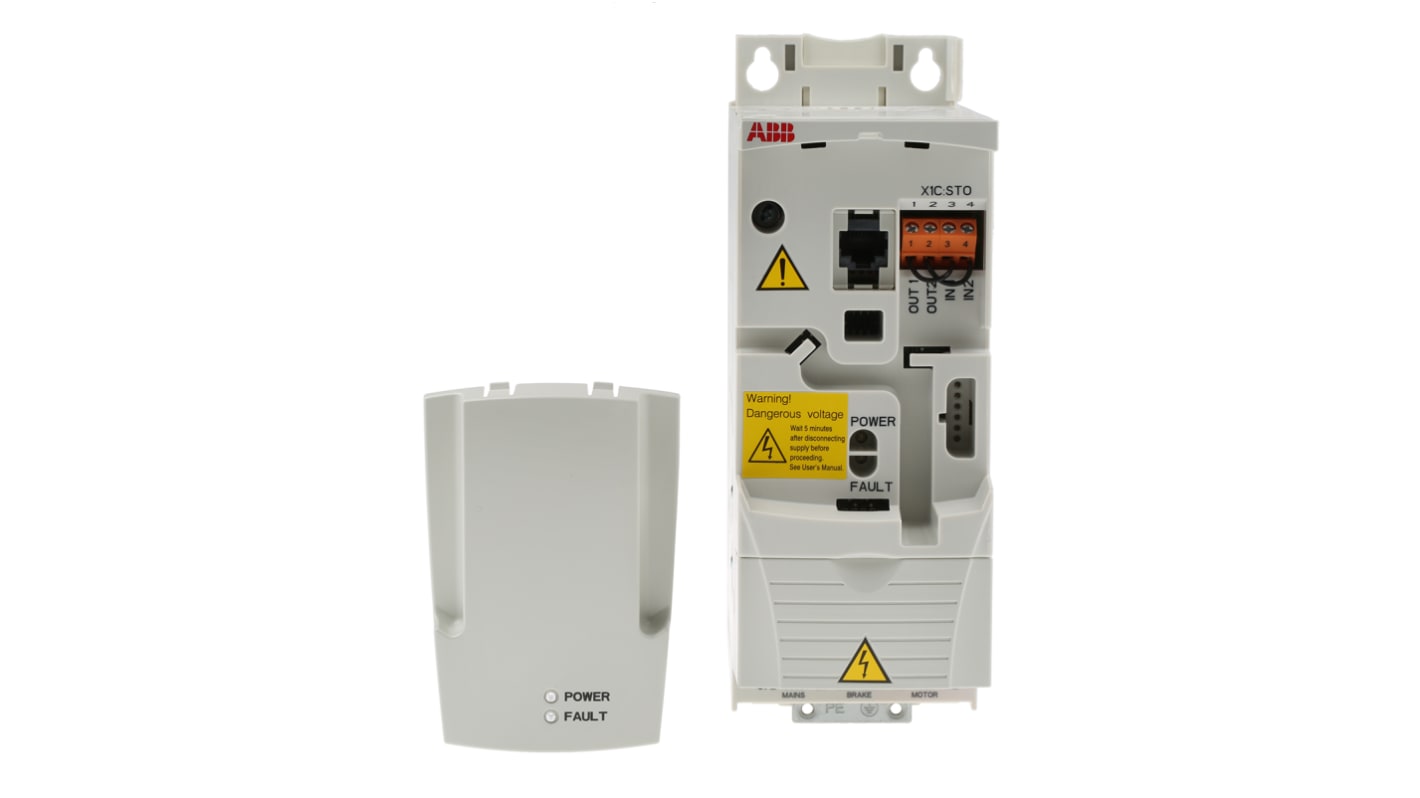 ABB Inverter Drive, 3 kW, 3 Phase, 400 V ac, 7.3 A, ACS355 Series