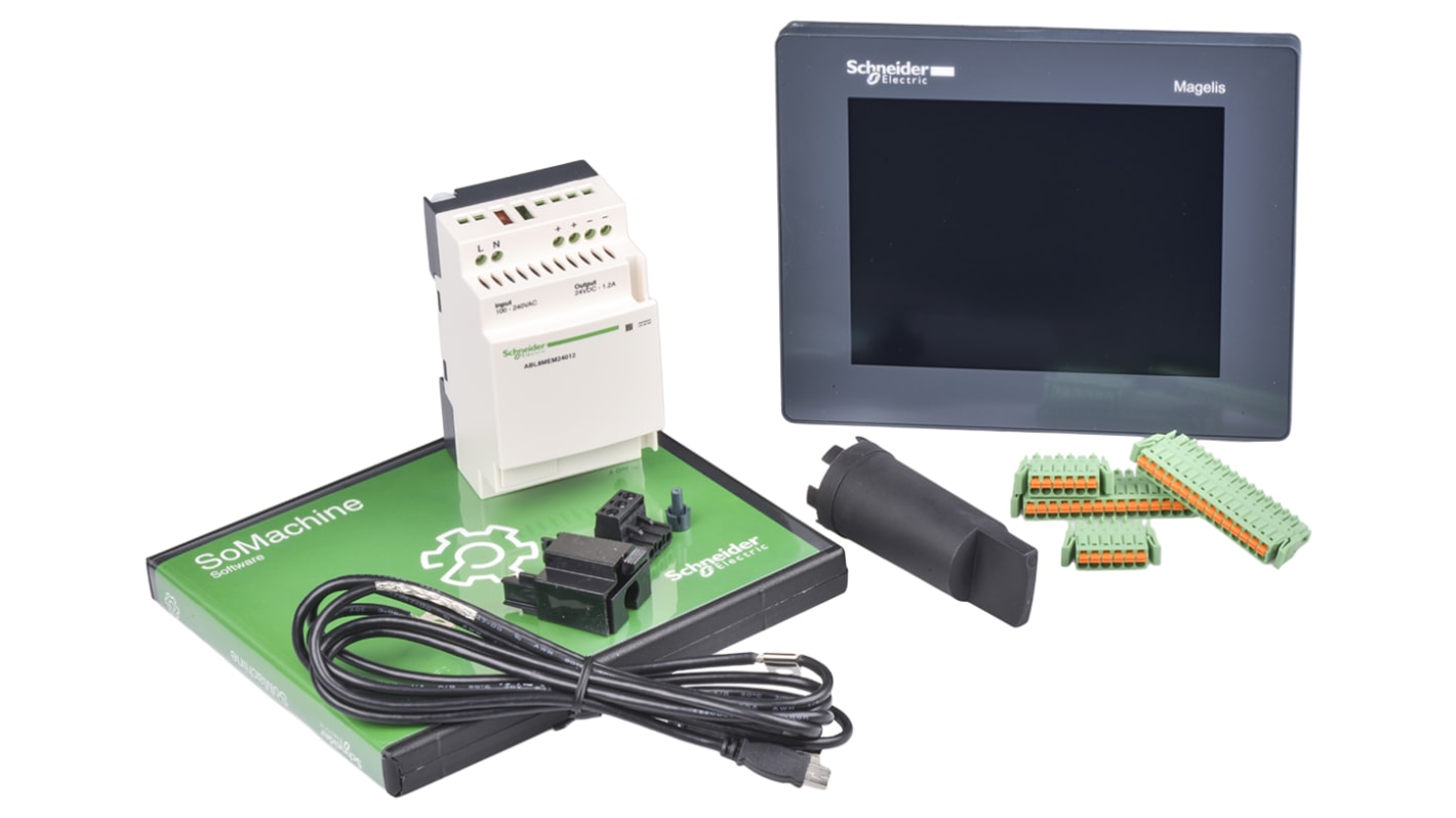 Schneider Electric HMIGBPACSCU8NT, HMISCU, Touchscreen-HMI-Starterkit, Magelis SCU, TFT, 320 x 240, 5,7 Zoll, 24 V dc