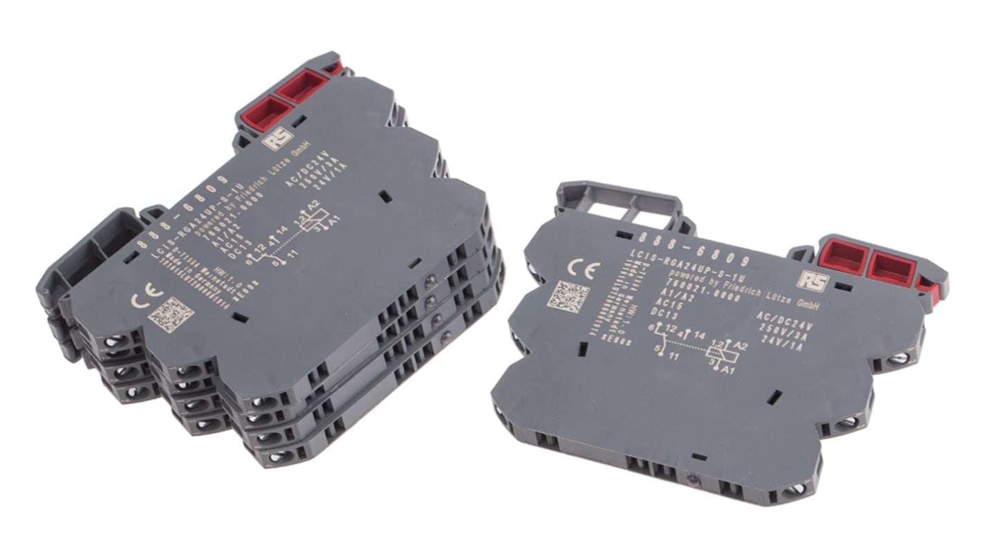 RS PRO インターフェイスリレー, 24V ac/dcコイル, SPDT
