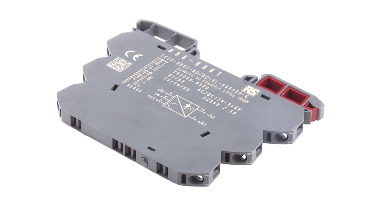 RS PRO Solid State Relay, 3 A Load, DIN Rail Mount, 30 V Load, 230 V Control