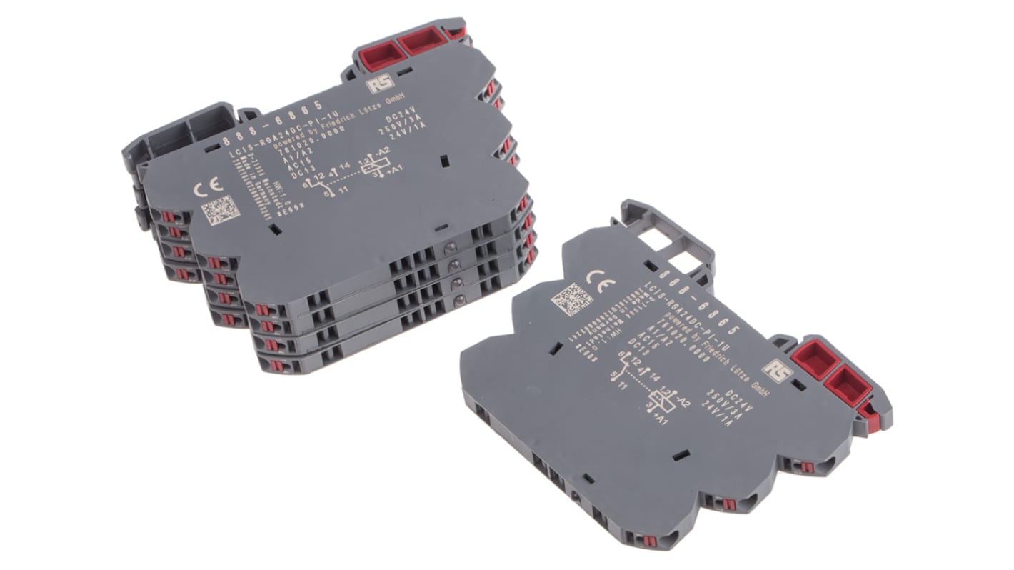 RS PRO DIN Rail Non-Latching Relay, 24V dc Coil, 6A Switching Current, SPDT