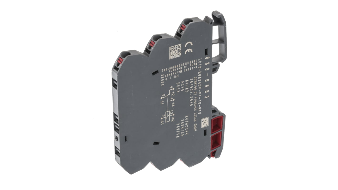 RS PRO インターフェイスリレー, 24V ac/dcコイル, SPDT