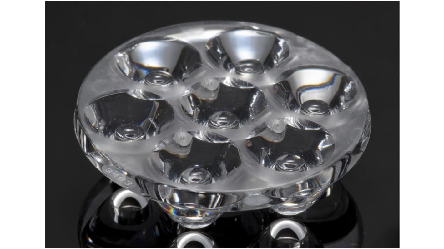 Ledil C13483_ANNA-40-7-S, Anna-40-7 Series LED Lens, 14 ° Round Beam