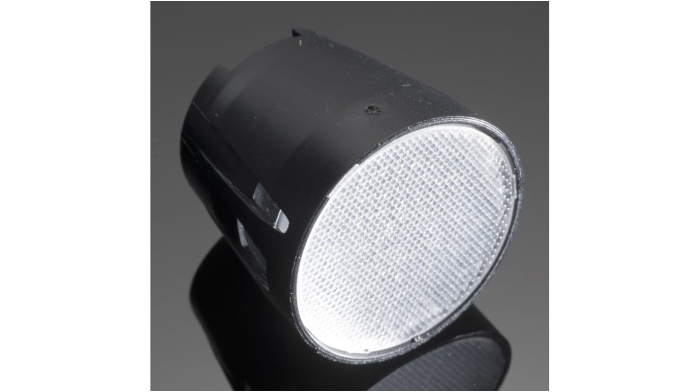 Soczewka LED 30.4 (Dia.) x 28.8mm, D 30.4mm, kąt widzenia 26°, do użytku z Cree MC-E RGB, Ledil, seria: RGBX Soczewka LED 30.4 (Dia.) x 28.8mm, D 30.4mm, kąt widzenia 26°, do użytku z Cree MC-E RGB, Ledil, seria: RGBX