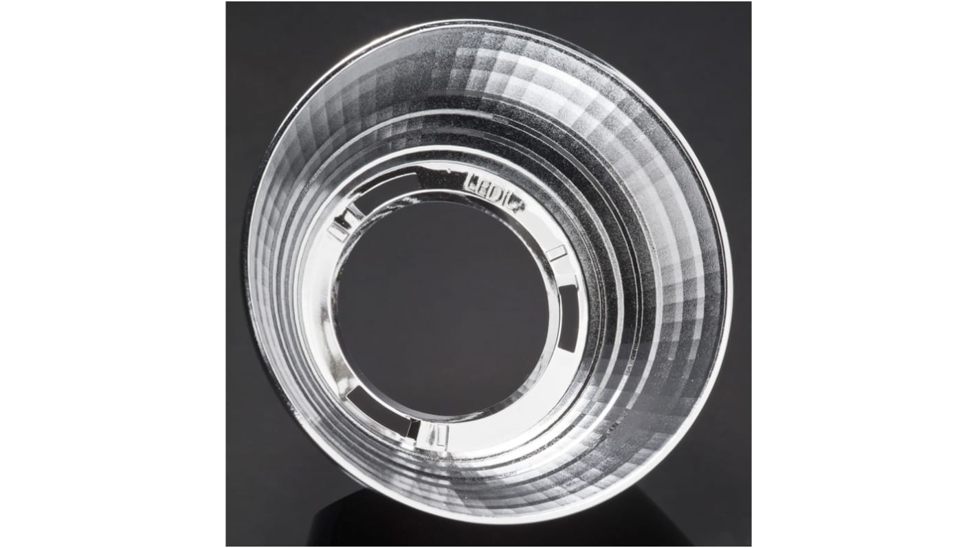 Reflektor LED 82 (Dia.) x 31mm, D 82mm, do użytku z Bridgelux BXRA ES Rectangle, Citizen CLL03x/CLU034, Citizen CLU720,