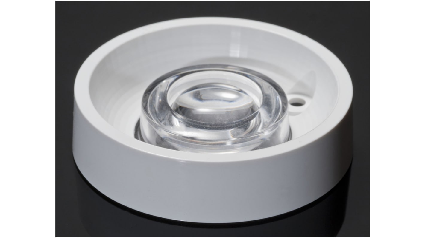 Ledil CN13990_SAGA-HB-IP-WHT, Saga Series LED Lens, 61 ° Round Beam