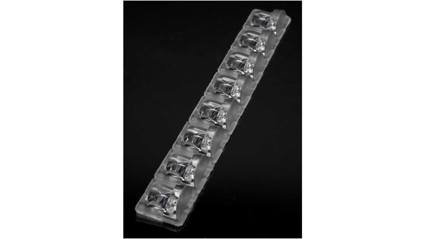 Ledil F14326_JENNY-8X1-T4, Jenny Series LED Lens, Asymmetric Rectangular Beam