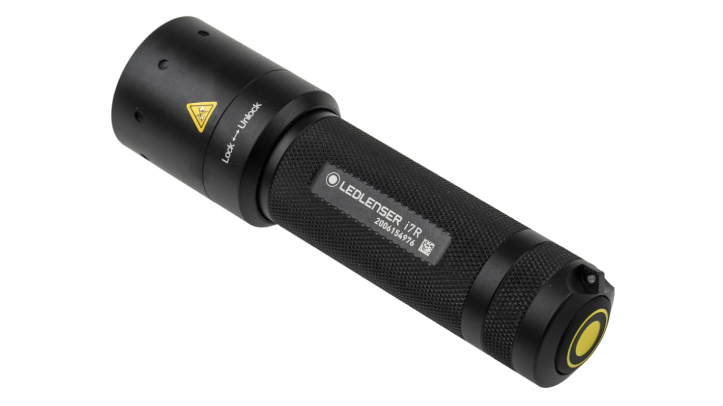 LEDLENSER i7R LED LED Torch Black - Rechargeable 220 lm, 130 mm