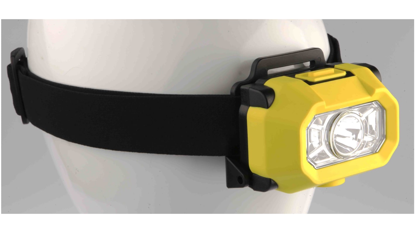 RS PRO ATEX LED Head Torch 200 lm, 100 m Range