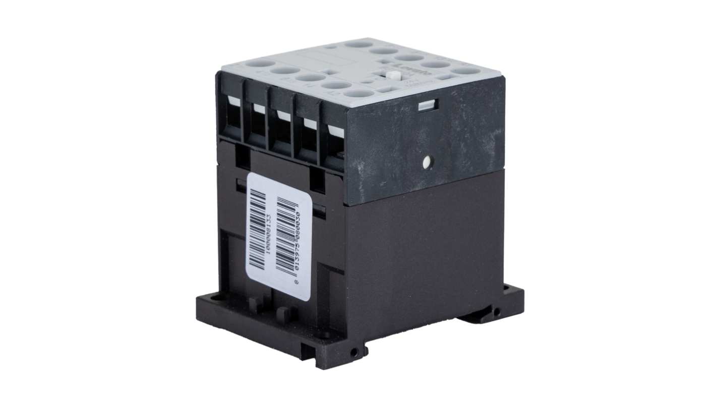 Lovato Orange BG Contactor, 24 V ac Coil, 3-Pole, 12 A, 5.5 kW, 3NO + 1NO, 600 V ac