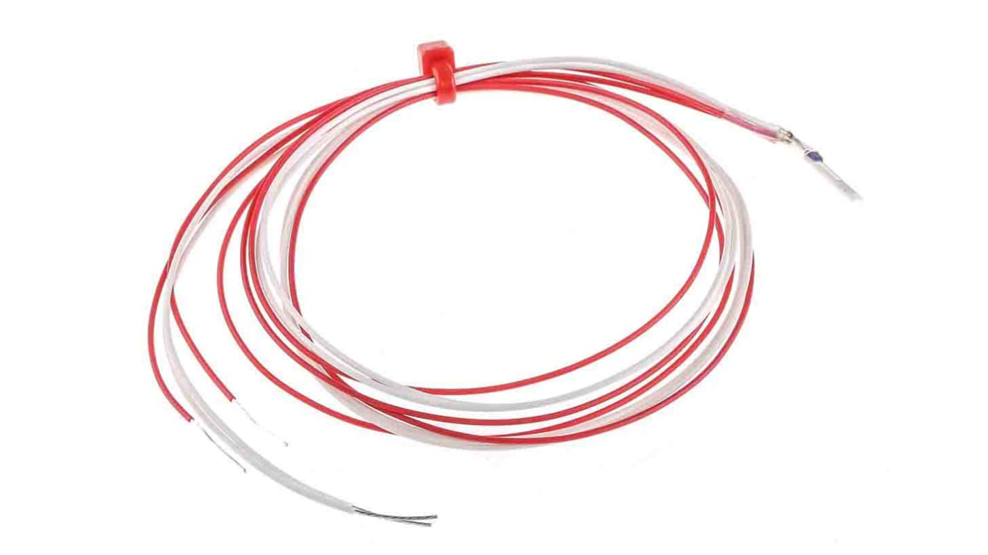 RS PRO PT100温度传感器 RTD温度传感器, 探头Φ2mmx10mm, -50°C∼+250°C
