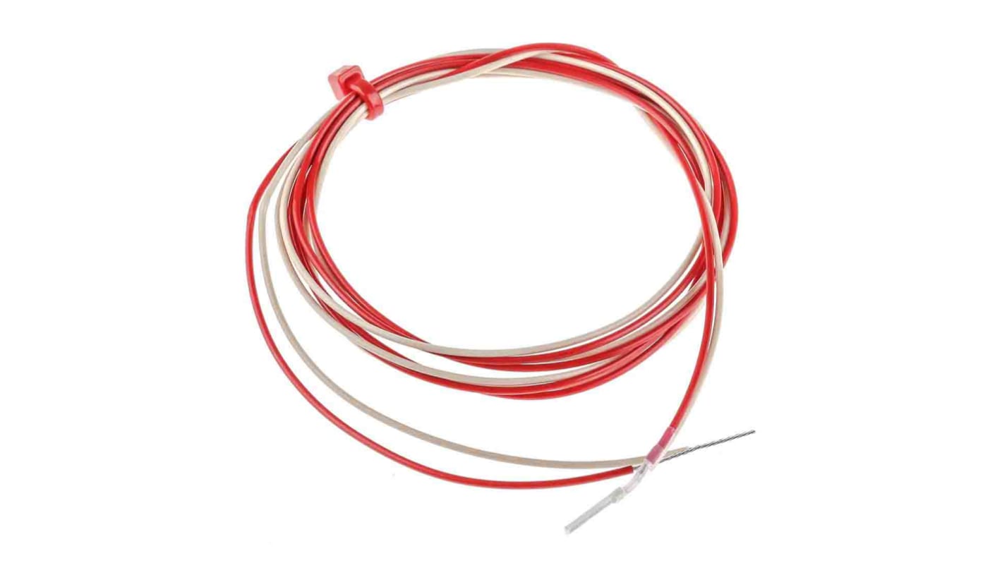 RS PRO PT1000温度传感器 RTD温度传感器, 探头Φ2mmx10mm, -50°C∼+250°C