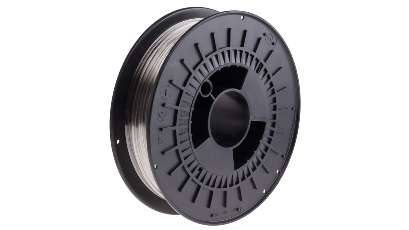 RS PRO 2.85mm Transparent PET-G 3D Printer Filament, 500g