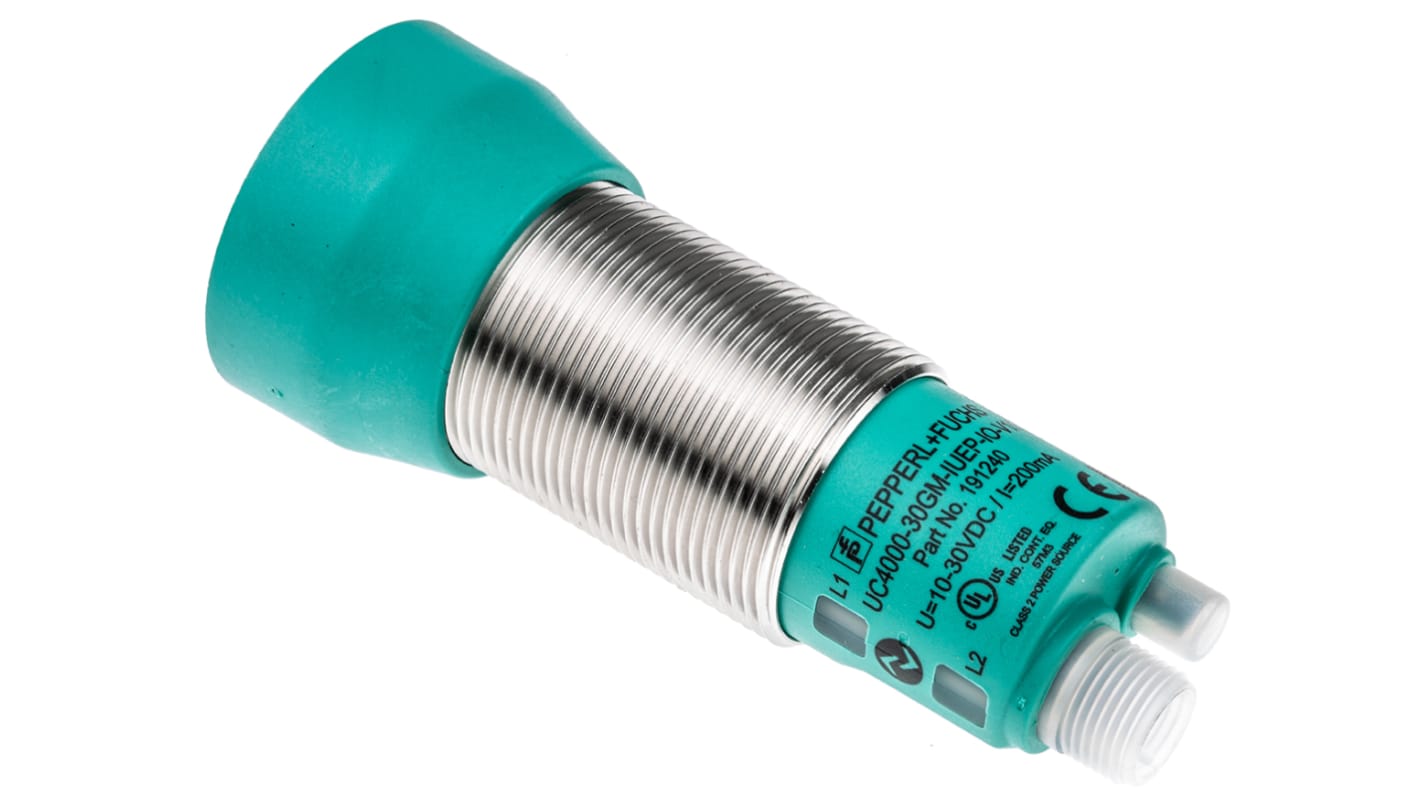 Rs-Online Sensore di prossimità Cilindro liscio Pepperl + Fuchs rilevamento 4 m 10 → 30 V c.c
