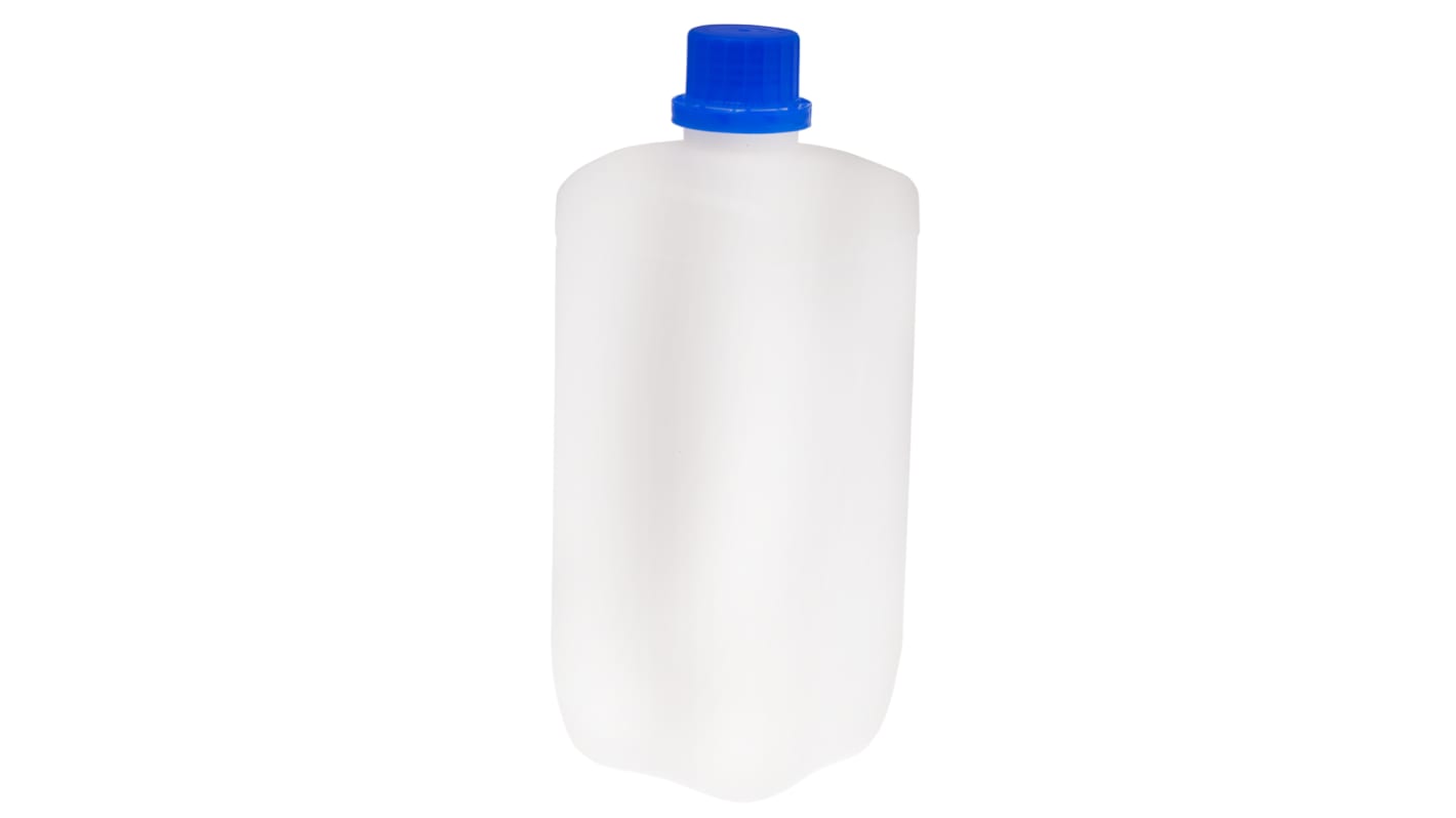 RS PRO 1L HDPE Narrow Neck Storage Bottle