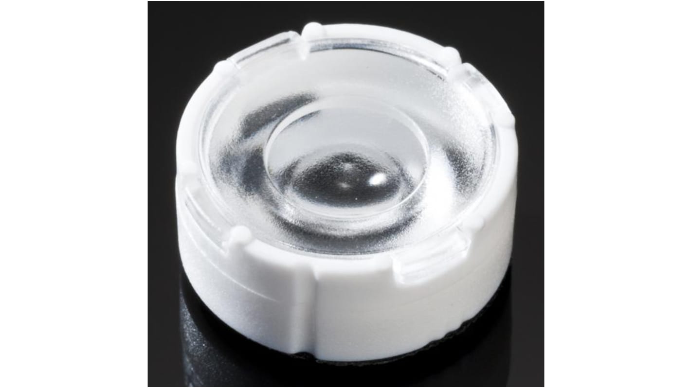 Ledil CA12427_TINA3-WW, Tina3 Series LED Lens, 56 → 68 ° Round Beam