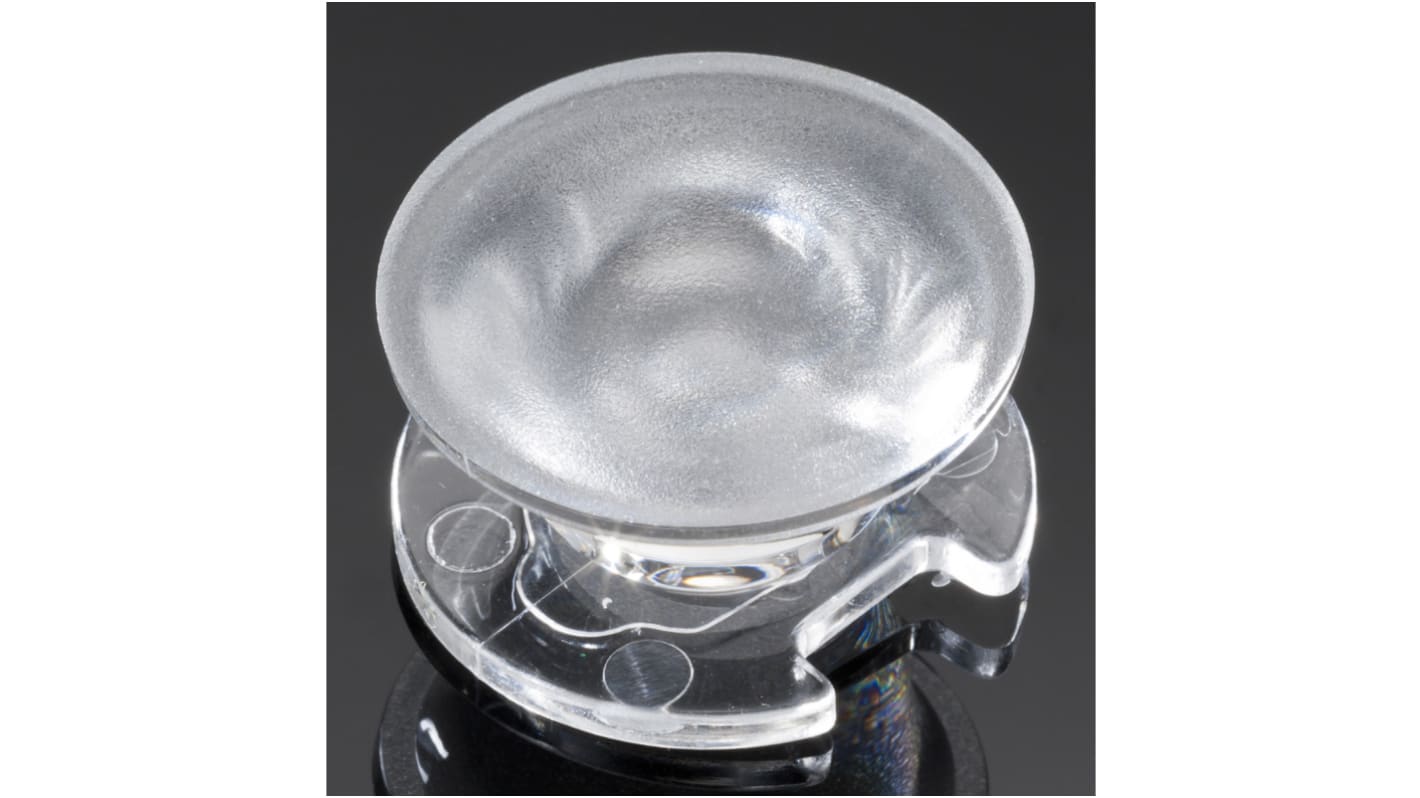 Lentille pour LED, Ledil 67 → 70°, diamètre 26mm, à utiliser avec Cree XM-L, Cree XM-L2, Cree XP-L HI, Emily