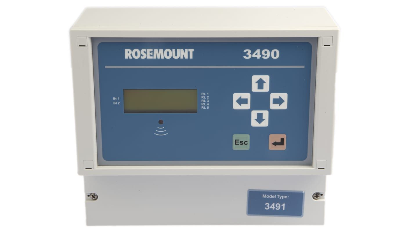 Rosemount 3490 Series Level Controller - Wall Mount ATEX, 115 [arrow/] 230 V ac 1 Current, Voltage Input 1 x 4 - 20mA +
