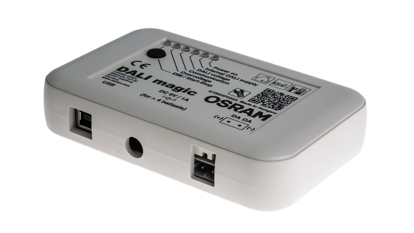 Osram 1.5 → 90W LED驱动器编程器, 交流，直流输入, 输出54 → 240V 250 → 1000mA, IP20, DALI Magic USB Interface系列