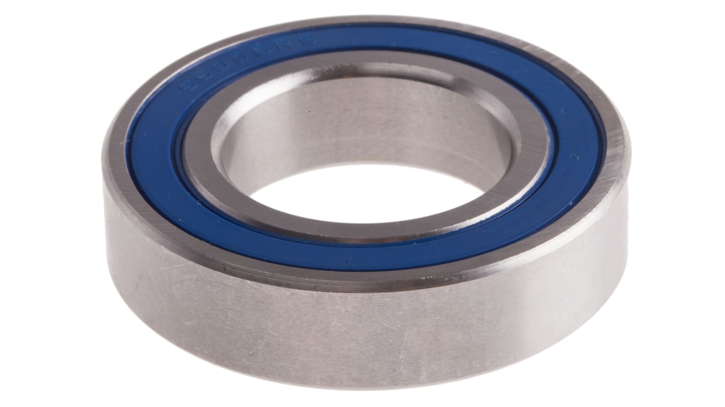 RS PRO SS6006-2RS Single Row Deep Groove Ball Bearing- Both Sides Sealed 30mm I.D, 55mm O.D