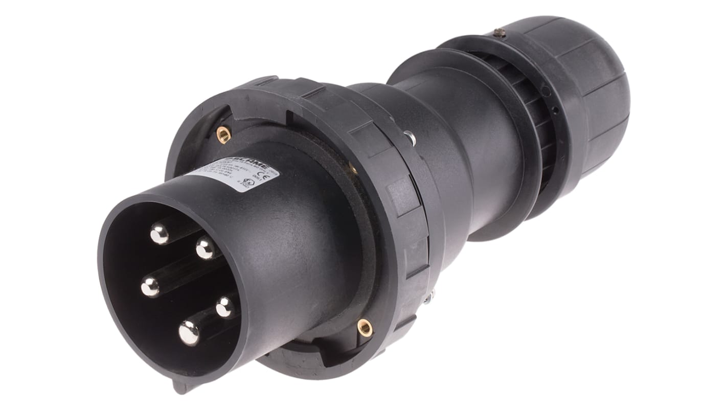Connettore di potenza Scame Maschio, 3P + N + E, 125A, Montaggio su cavo