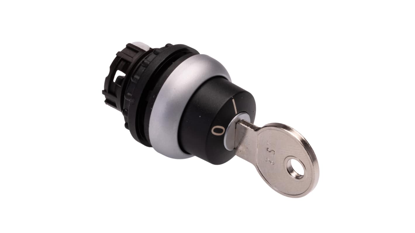 Eaton RMQ Titan 2-position Key Switch Head, Latching, 22mm Cutout
