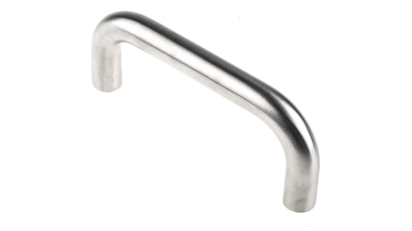 RS PRO Satin Natural Stainless Steel Handle 19 mm Height, 169mm Length