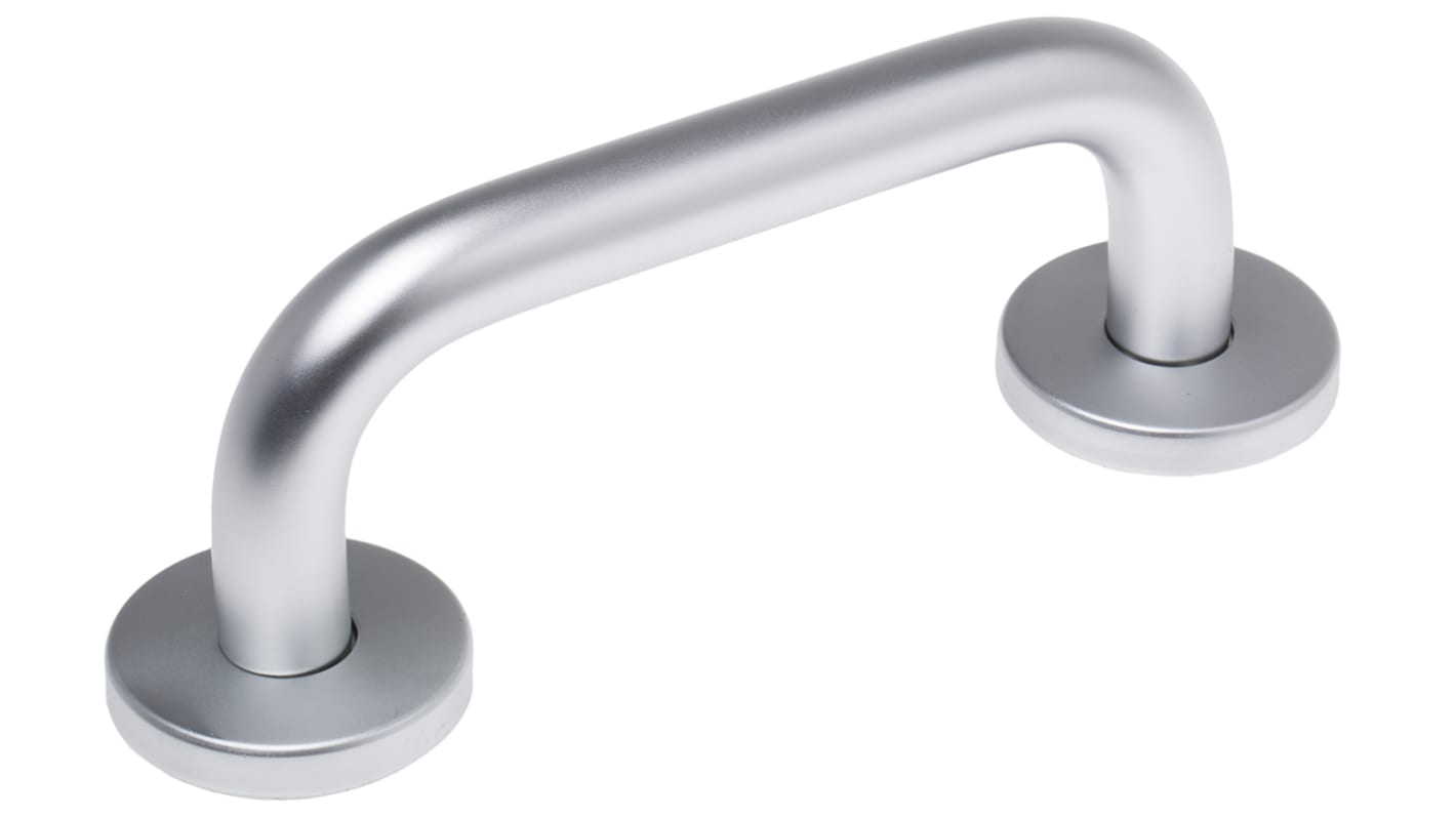 RS PRO Satin Aluminium Handle 66 mm Height, 171mm Length